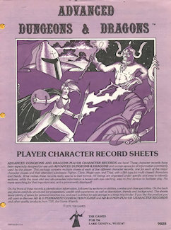 1979 PC Record Sheets