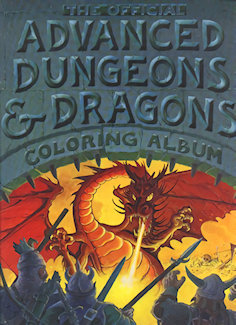 Official AD&D Coloring Album, First print