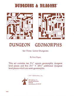 Dungeon Geomorphs Set Three, 3rd printing