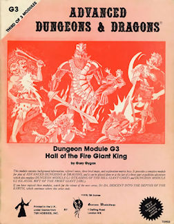 G3 Hall of the Fire Giant King, UK