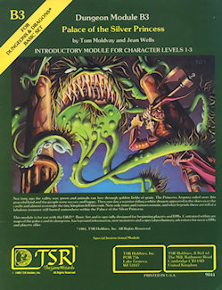 B3 Palace of the Silver Princess, 4th printing