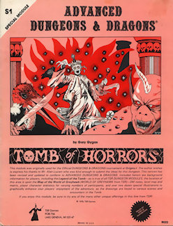 S1 Tomb of Horrors, 1st printing