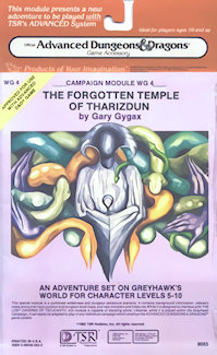 WG4 Forgotten Temple of Tharizdun, 2nd printing