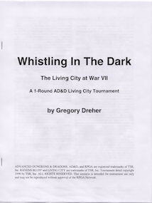 Whistling in the Dark