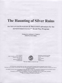 Haunting of Silver Ruins