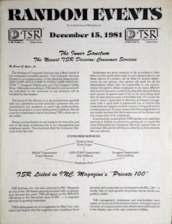 Random Events Dec 81